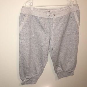 Calvin Klein crop terry pants